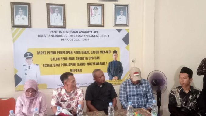 Penetapan Calon BPD Rancabungur 2027-2031 9 Kursi Lewat Musyawarah Mupakat – KABAR AKURAT